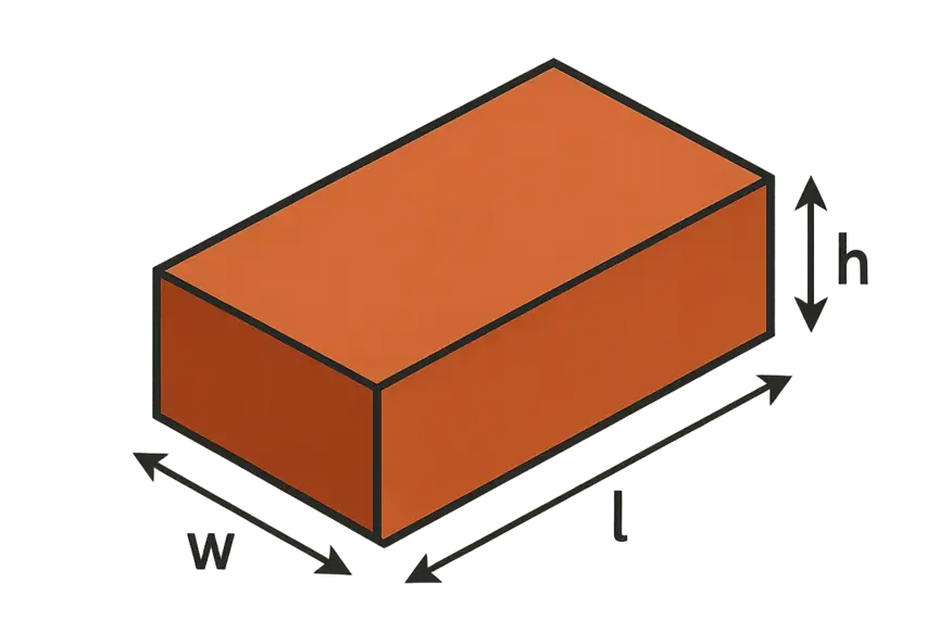 standard brick size