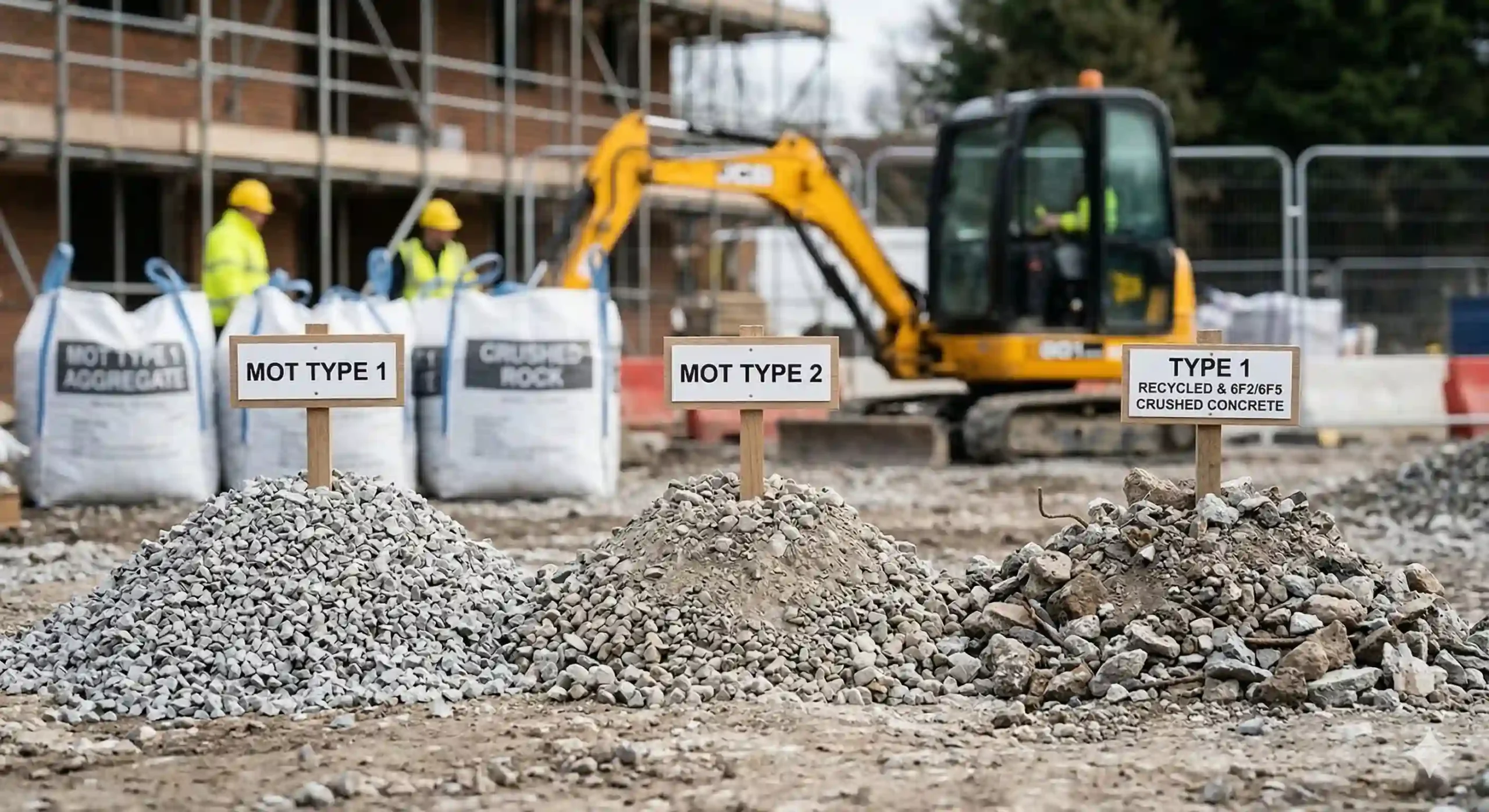 Picture Showing the types of aggregate